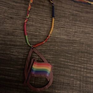 Pride flag bracelet